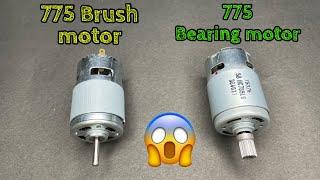 Original 775 Motor VS Fake 775 Motor bearing or brush @Electronicsproject99