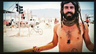 Cinder playing wifle ball naked at Burning Man | Voices of Freedom