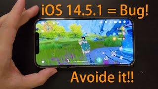 Avoid iOS 14.5.1, it may ruin your games on iPhone 12 Pro Max w/ this bug | Genshin Impact Tested