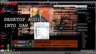 How to sample desktop audio into DAW with ASIO Link (Bitwig / Windows)