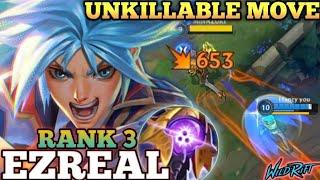 EZREAL AGGRESSIVE SPAM DAMAGE! SEMI AP BUILD IS SCARY - TOP 3 GLOBAL EZREAL BY I fancy you-WILD RIFT