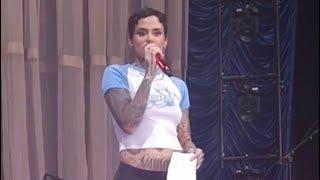 Kehlani at their Q+A for the Crash World Tour last night in Atlanta,GA.