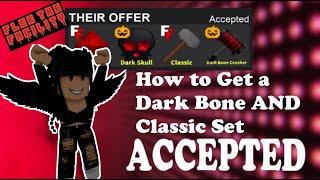 Trading in Flee: Dark Bone Crusher Set AND Classic Set! (Flee the Facility Roblox)