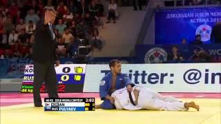 Baul An vs Mikhail Pulyaev World Judo Championships 2015 - Astana