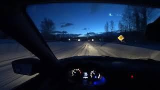 Ночная поездка от первого лица за рулем Lada Granta FL 2019 1.6 8кл