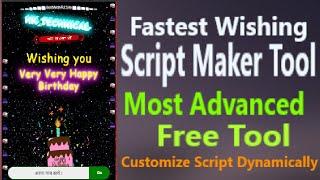 Wishing webpage links | Wishing Scripts WhatsApp Share | Happy birthday wishes Download free