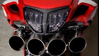 Mv AGUSTA F4 RR CorsaCorta BODIS TITAN EXHAUST (Cold Start)