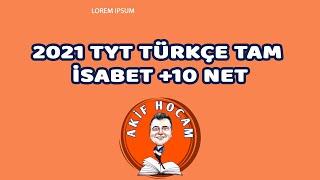 TYT- 2021 TYT Tam İsabet Son Tekrar +10 NET