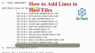 How to Edit Host file in A Minute || Add Lines In Host File | Dr Tech