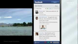 Sony BRAVIA Internet TV: Using Facebook