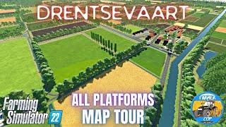 DRENTSEVAART - Map Tour - Farming Simulator 22