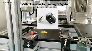 Pallet Buffer | Damper  for Conveyor System Cross Section