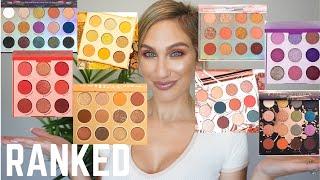 RANKING ALL MY COLOURPOP EYESHADOW PALETTES + REVIEWING NEW PALETTES!