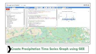 How to Create a Precipitation Time Series Graph using Google Earth Engine