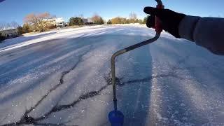 Pond Bass Ice Fishing Mission - Arctic BLAST