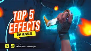 TOP 5 BEST EFFECTS for Valorant Montages | New Effects For Montage | After Effect Tutorial