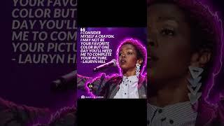 Unforgettable Words of Wisdom from Lauryn Hill: A Must-See YouTube Reel