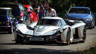 Ben Collins - the Stig from Top Gear driving a $1.5Million Praga Bohema on the public roads!