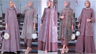 54 MODEL GAMIS BROKAT MODERN 2024 2025