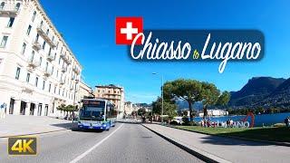 Ticino, Switzerland 4K Driving from Chiasso to Lugano