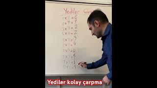 Yediler çarpma kolay yöntem #reels #keşfet #funny