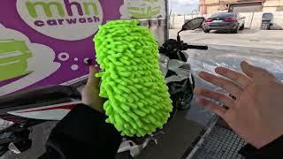 How to wash your motorcycle - Kawasaki Z400 2023 first wash