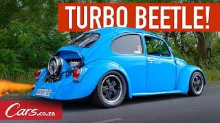 400hp Turbo Volkswagen Beetle - Crazy blue. Crazy fast!