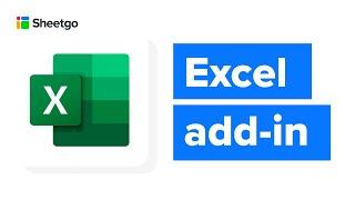 Overview of the Sheetgo Excel add in [automate spreadsheets]