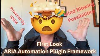 Aria Automation - Plugin Framework First Look