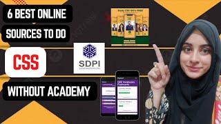 6 BEST online sources to prepare for CSS at home| CSS 2025| UPSC| PMS| Dr Hajra Niaz