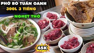 Cận Cảnh Buổi Bán Hàng Đông Đến Nghẹt Thở Của Quán Phở Bò Hà Nội Gần 30 Năm #STF