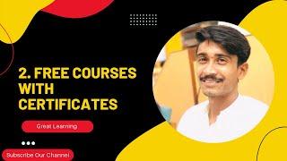 2. Great Learning Sign up and Enroll||Free Courses With Certificate || Educational World