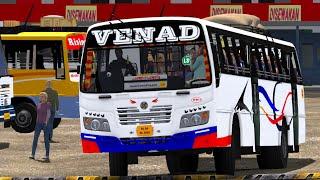 Realistic Bus On Realistic Map!.. Kerala privatebus drive on realistic kerala map| ets2 1.31