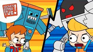 Who Wins This ROBOT BATTLE?! - Micah's Super Vlog | Bible Stories for Kids