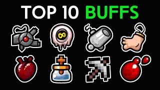 Top 10 most BUFFED Items in The Binding of Isaac: Repentance!