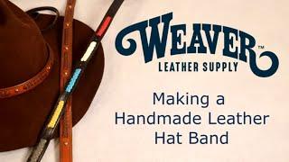 Making a Handmade Leather Hat Band