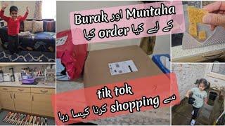 burak or Muntaha ka parcel aya | what I ordered from tiktok shop