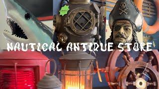 Arcadia Seas Nautical Antique Store, Dive Helmets, Port Hole Windows, Vintage, Retro Antiques