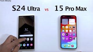 SAMSUNG S24 Ultra vs iPhone 15 Pro Max - Speed Test