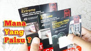 Unboxing microsd sandisk extreme pro original 64 GB