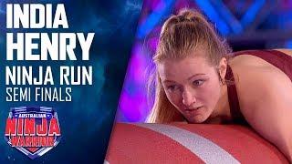 India Henry mounts a comeback and conquers the Warped Wall | Australian Ninja Warrior 2019