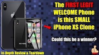 The FIRST LEGIT WELCOME PHONE is this SMALL iPhone XS Clone! (Soyes XS) - Review & Teardown