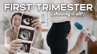 FIRST TRIMESTER VLOG | A HUGE Surprise, First Ultrasound, Pregnancy Fears & Uncomfortable Symptoms