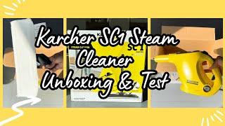  Light & powerful Steam Cleaner - Unboxing Karcher SC1 EasyFix #karcher #steam #cleaning #unboxing