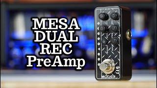 MESA BOOGIE IN A PEDAL: Mooer Cali Dual Preamp - Dual Rectifier Preamp Pedal Demo