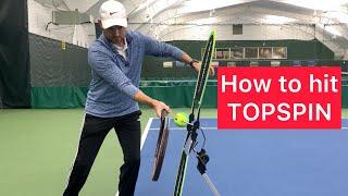 How To Hit Topspin (Forehand & Backhand)