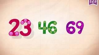 Learn Number 69 in English & Counting, Math by Endless Numbers   Kids Video