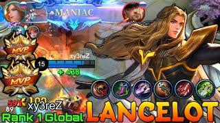 Lancelot Double MVP Gameplay - Top 1 Global Lancelot by xy3reZ - Mobile Legends