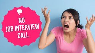 No interview call | No job interview | how to get interview calls