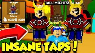 I Bought The GOLDEN ALL MIGHT Pets In Anime Tappers And Got INSANE TAPS!! (Roblox)